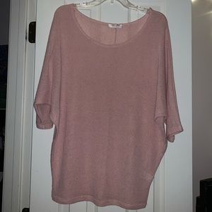 Pink oversized shirt/sweater